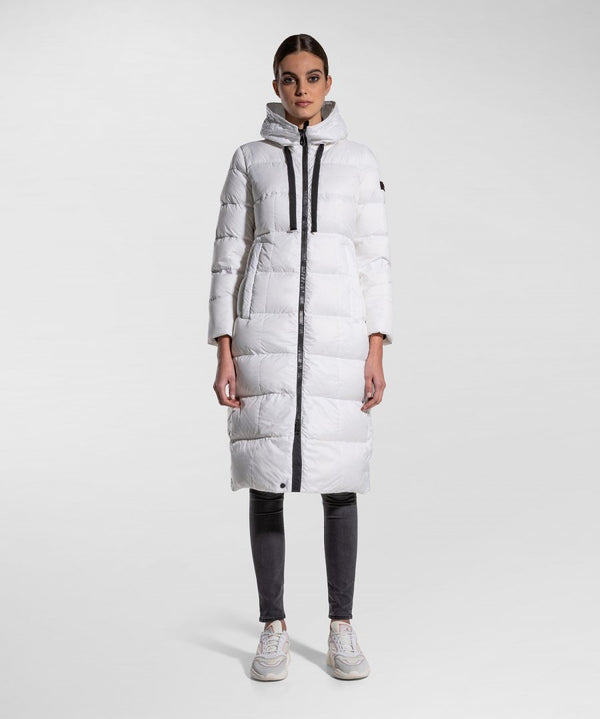 Piumino Donna NUNKIMQE Water Repellent Bianco PEUTEREY- Francavilla Moda